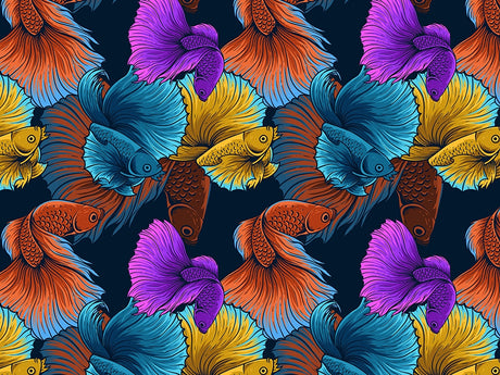 Alpha Betta Fish Marine Life Vinyl Wrap Pattern~Rwraps Series 914 Digitally Printed Vinyl Wrap~0