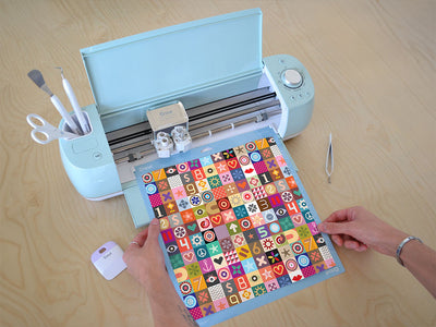 alphabet soup mosaic Cricut Compatible Vinyl