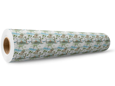 Alpine Cabin Camping Wrap Film Wholesale Roll~Rwraps Series 914 Digitally Printed Vinyl Roll~5