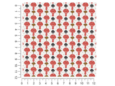 amanita muscaria mushroom 1ft x 1ft Craft Sheets