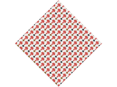Amanita Muscaria Mushroom Vinyl Wrap Pattern