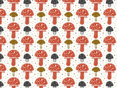 Amanita Muscaria Mushroom Vinyl Wrap Pattern~Rwraps Series 914 Digitally Printed Vinyl Wrap~0