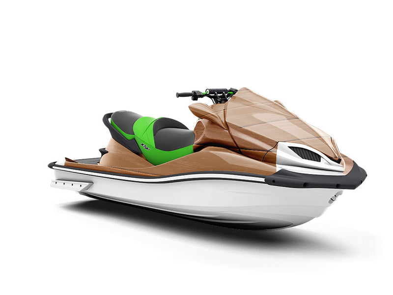 Amaretto  Wood Plank Jet Ski Vinyl Customized Wrap