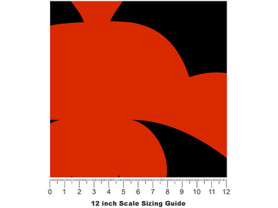 Amazing Batboy Animal Vinyl Film Pattern Size 12 inch Scale~Rwraps Amazing Batboy Animal Sizing Chart~2