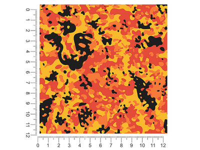 amber flames camouflage 1ft x 1ft Craft Sheets