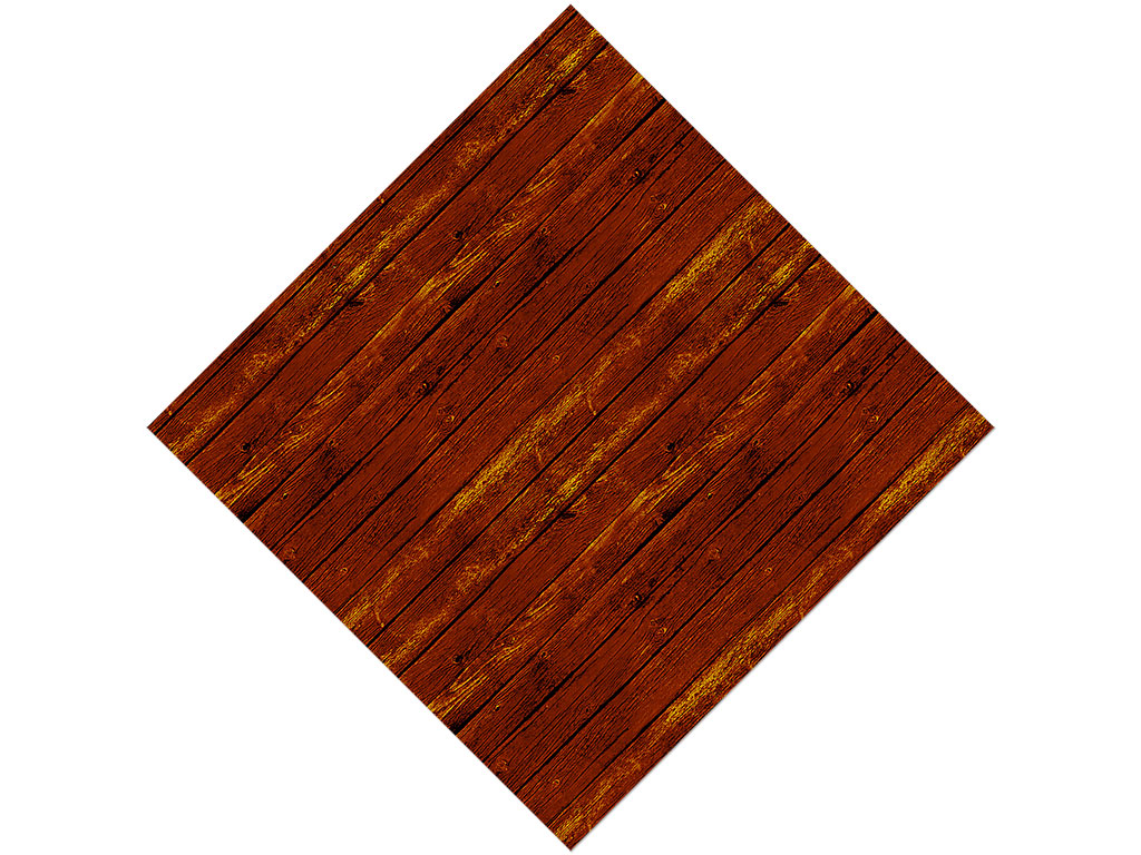 woodpencraft 紅燐 Rcraft™ Amber Orange Wood Plank Craft Vinyl | Wood Plank Craft