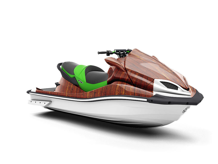 Amber  Wood Plank Jet Ski Vinyl Customized Wrap