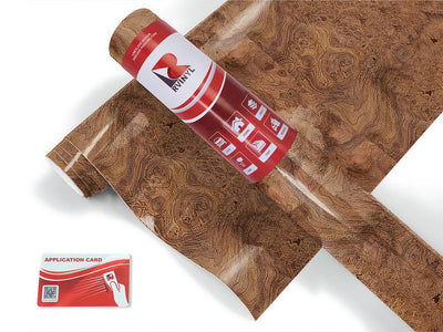 amboyna burlwood wood grain Craft Vinyl Roll