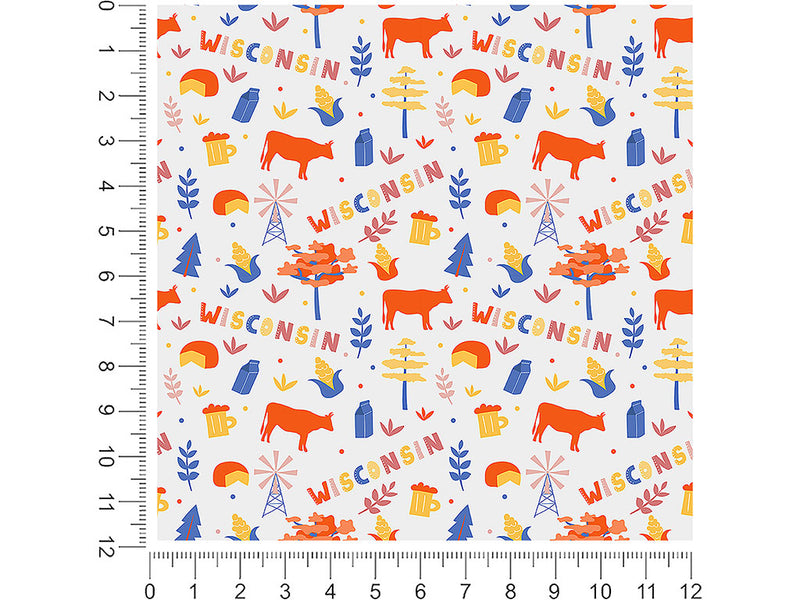 american dairyland  1ft x 1ft Craft Sheets