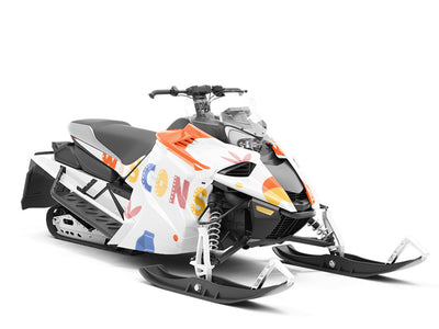 American Dairyland Americana Custom Wrapped Snowmobile