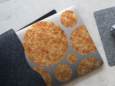 american gold gemstone films DIY Laptop Stickers