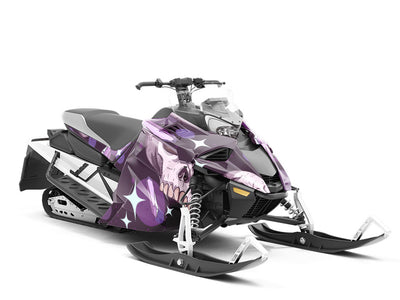 Amethyst Skulls Halloween Custom Wrapped Snowmobile
