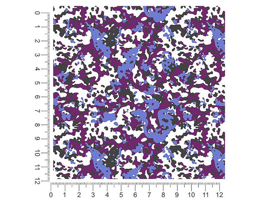 amethyst woodland camouflage 1ft x 1ft Craft Sheets