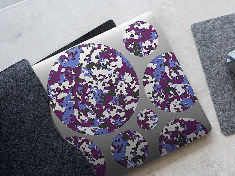 amethyst woodland camouflage DIY Laptop Stickers