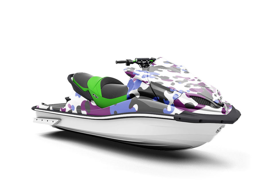 Amethyst Woodland Camouflage Jet Ski Vinyl Customized Wrap