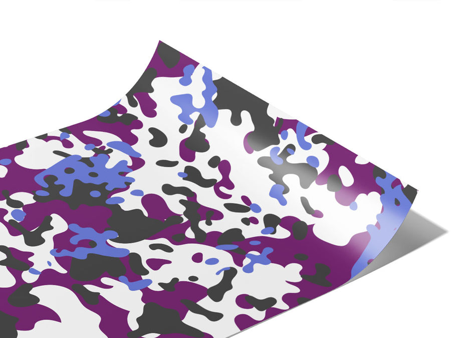 Amethyst Woodland Camouflage Vinyl Wraps~Rwraps Series 914 Digitally Printed Vinyl Wrap~1