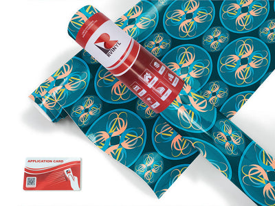 amoeba abstract geometric Craft Vinyl Roll