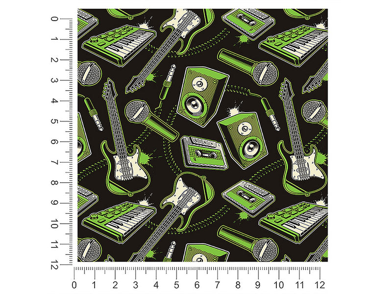 amped up music 1ft x 1ft Craft Sheets