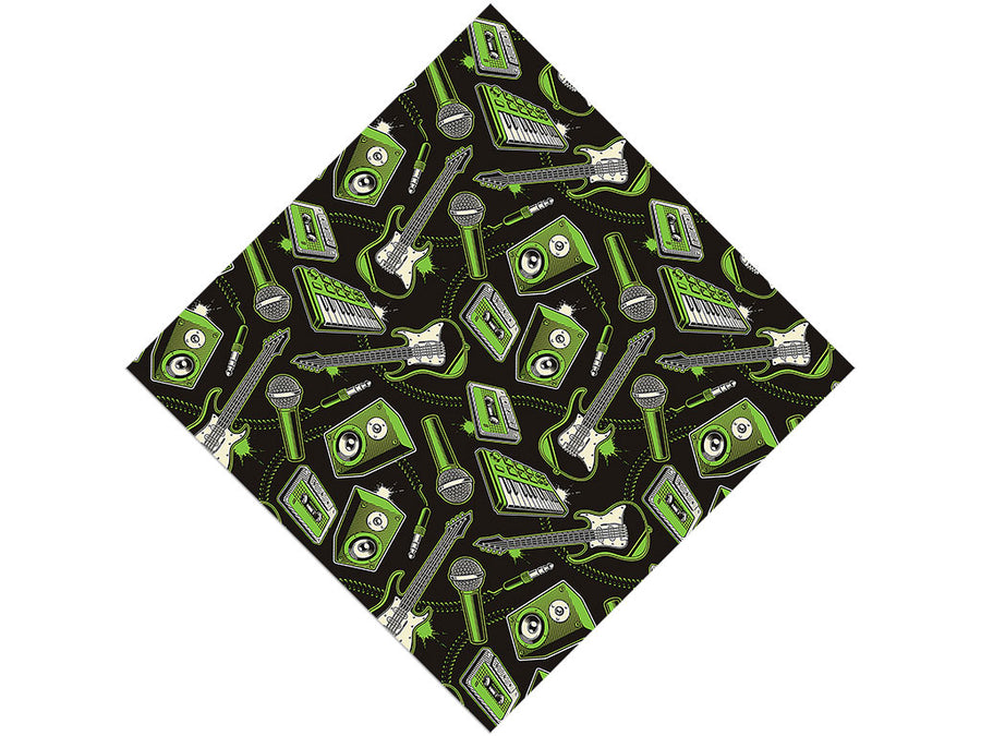Amped Up Music Vinyl Wrap Pattern