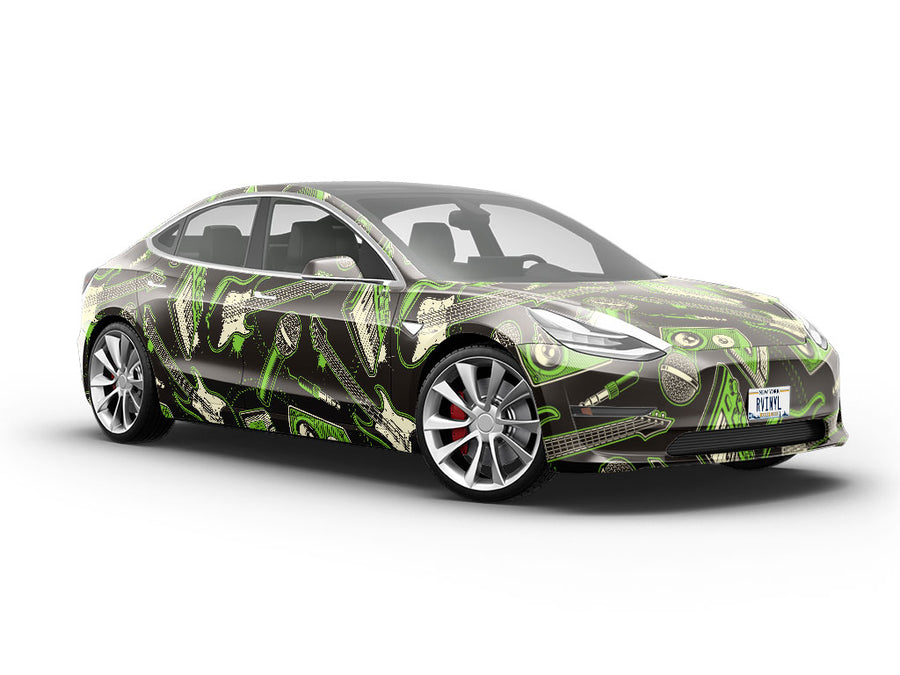 Amped Up Music Vehicle Vinyl Wrap