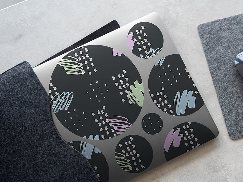 an effigy abstract geometric DIY Laptop Stickers