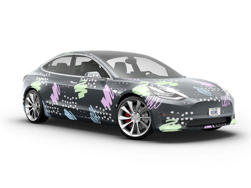 An Effigy Abstract Vehicle Vinyl Wrap