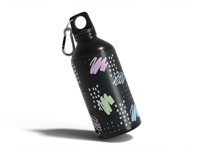 an effigy abstract geometric Water Bottle DIY Stickers