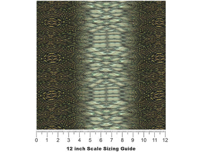 Anaconda Snake Vinyl Film Pattern Size 12 inch Scale~Rwraps Anaconda Snake Sizing Chart~3