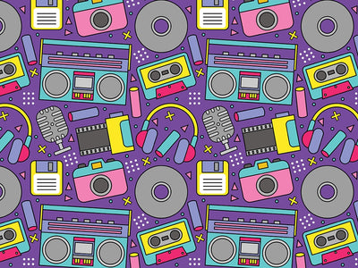 Analog Love Retro Vinyl Wrap Pattern~Rwraps Series 914 Digitally Printed Vinyl Wrap~0