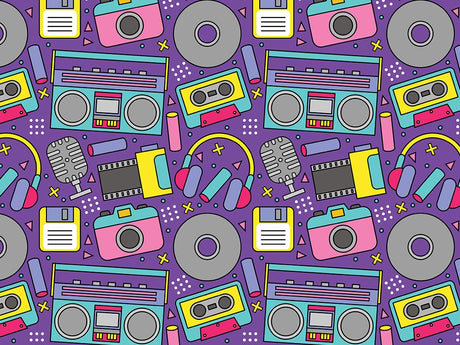 Analog Love Retro Vinyl Wrap Pattern~Rwraps Series 914 Digitally Printed Vinyl Wrap~0