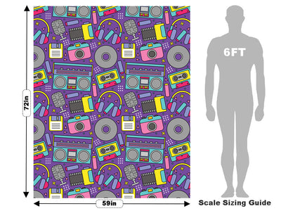 Analog Love Retro Vehicle Wrap Scale~Rwraps Series 914 Analog Love Retro Measurements~1