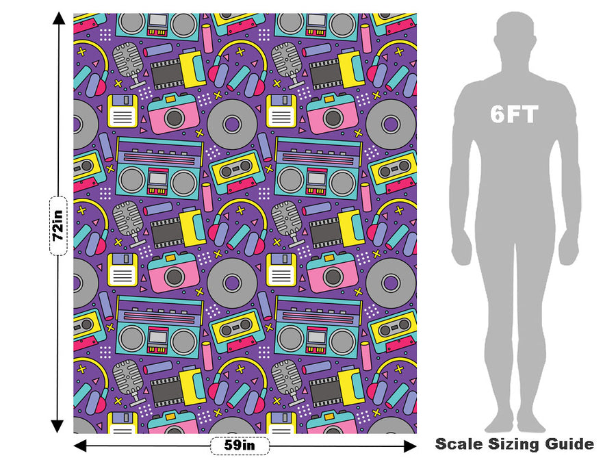 Analog Love Retro Vehicle Wrap Scale~Rwraps Series 914 Analog Love Retro Measurements~1