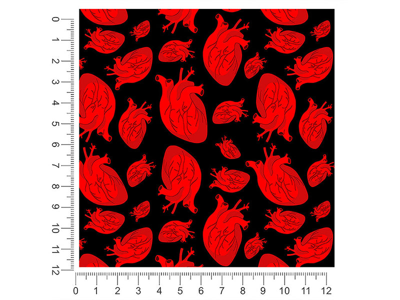 anatomical amour heart 1ft x 1ft Craft Sheets