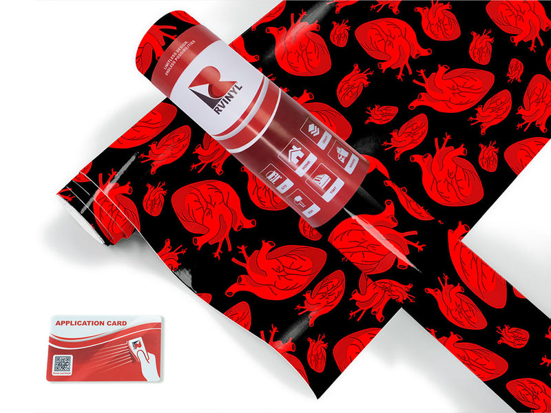 anatomical amour heart Craft Vinyl Roll