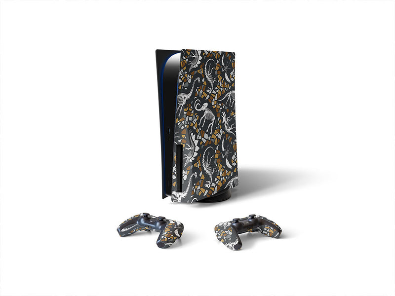 ancient echinofauna dinosaur Sony PS5 DIY Skin