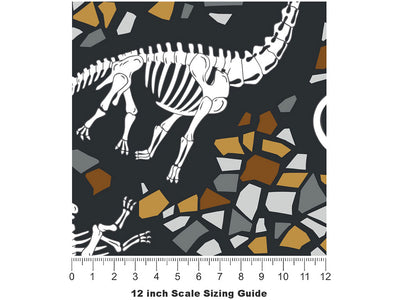 Ancient Archaeofauna Dinosaur Vinyl Film Pattern Size 12 inch Scale~Rwraps Ancient Archaeofauna Dinosaur Sizing Chart~2