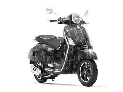 Ancient Outlines Marine Life Vespa Scooter Wrap Film