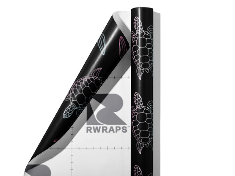 Ancient Outlines Marine Life Wrap Film Sheets~Rwraps Series 914 Ancient Outlines Marine Life Scrolled Sheet~3