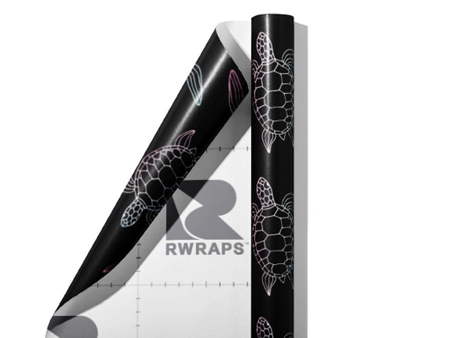 Ancient Outlines Marine Life Wrap Film Sheets~Rwraps Series 914 Ancient Outlines Marine Life Scrolled Sheet~3