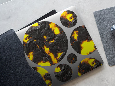 ancient palingenesis lava DIY Laptop Stickers
