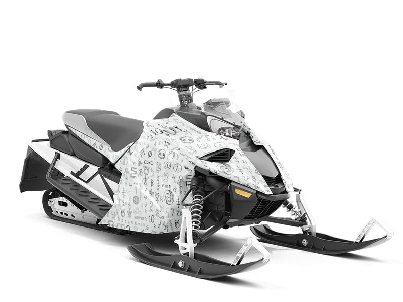 Ancient Symbology Mystic Custom Wrapped Snowmobile