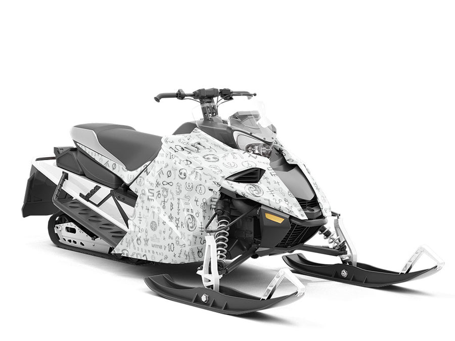 Ancient Symbology Mystic Custom Wrapped Snowmobile