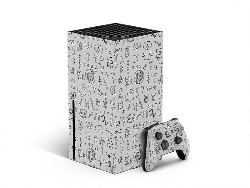 ancient symbology horror XBOX DIY Decal