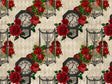 Ancient Timekeepers Gothic Vinyl Wrap Pattern~Rwraps Series 914 Digitally Printed Vinyl Wrap~0