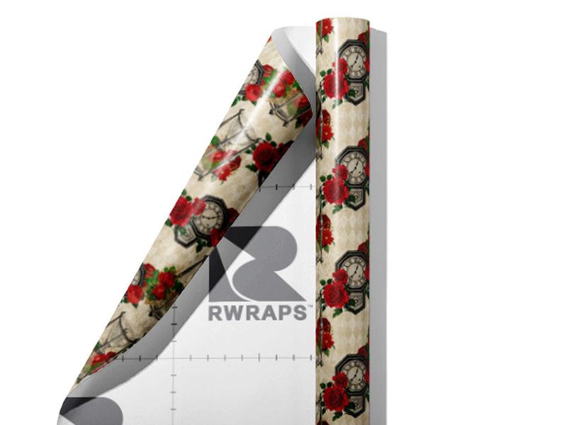 Ancient Timekeepers Gothic Wrap Film Sheets~Rwraps Series 914 Ancient Timekeepers Gothic Scrolled Sheet~3