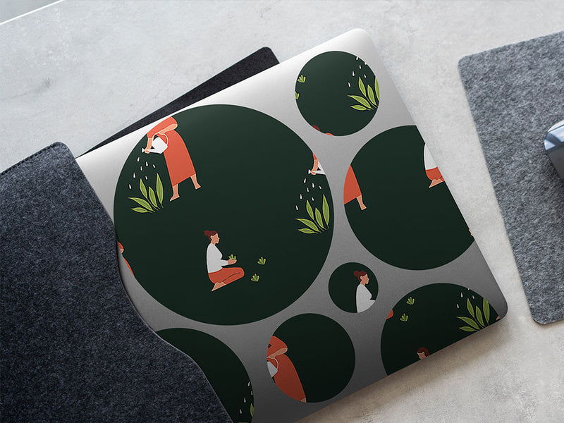 ancient traditions gardening DIY Laptop Stickers
