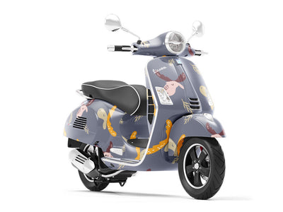 Ancient Wisdom Animal Vespa Scooter Wrap Film