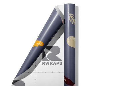 Ancient Wisdom Animal Wrap Film Sheets~Rwraps Series 914 Ancient Wisdom Animal Scrolled Sheet~3