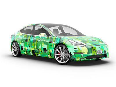 Android Dreams Mosaic Vehicle Vinyl Wrap