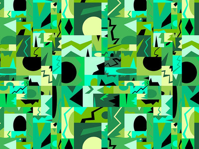 Android Dreams Mosaic Vinyl Wrap Pattern~Rwraps Series 914 Digitally Printed Vinyl Wrap~0